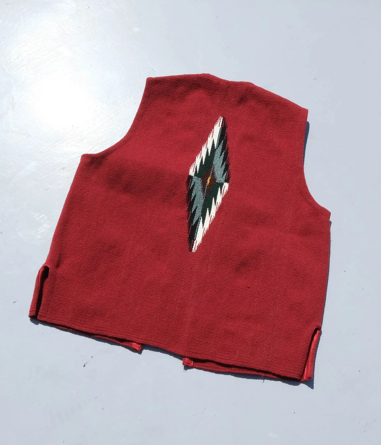 TRUJILLO'S for Lakewood Clothing CHIMAYO VEST (Red)
