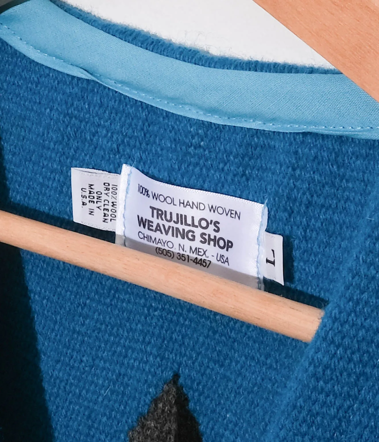 TRUJILLO'S for Lakewood Clothing CHIMAYO VEST (Turquoise)