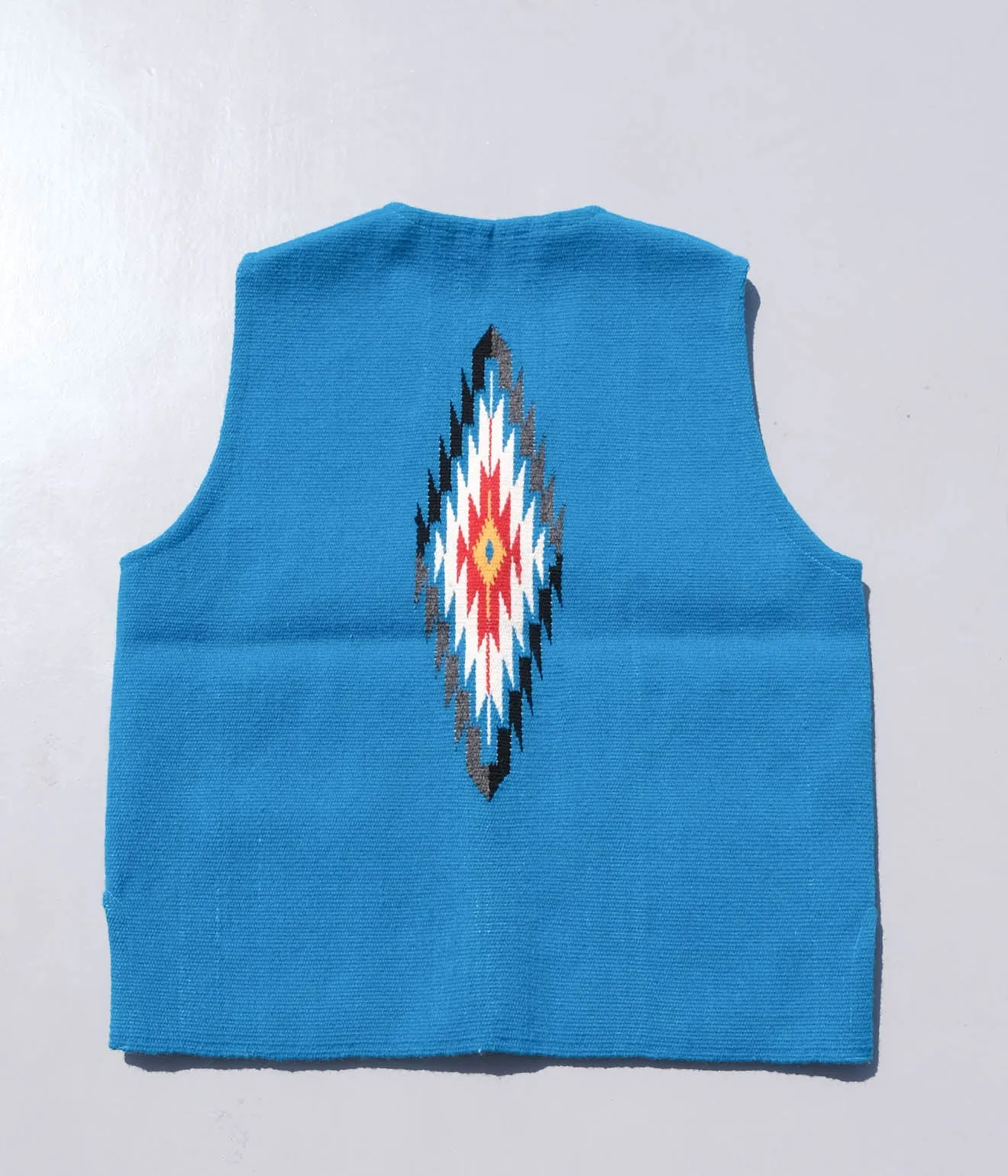TRUJILLO'S for Lakewood Clothing CHIMAYO VEST (Turquoise)