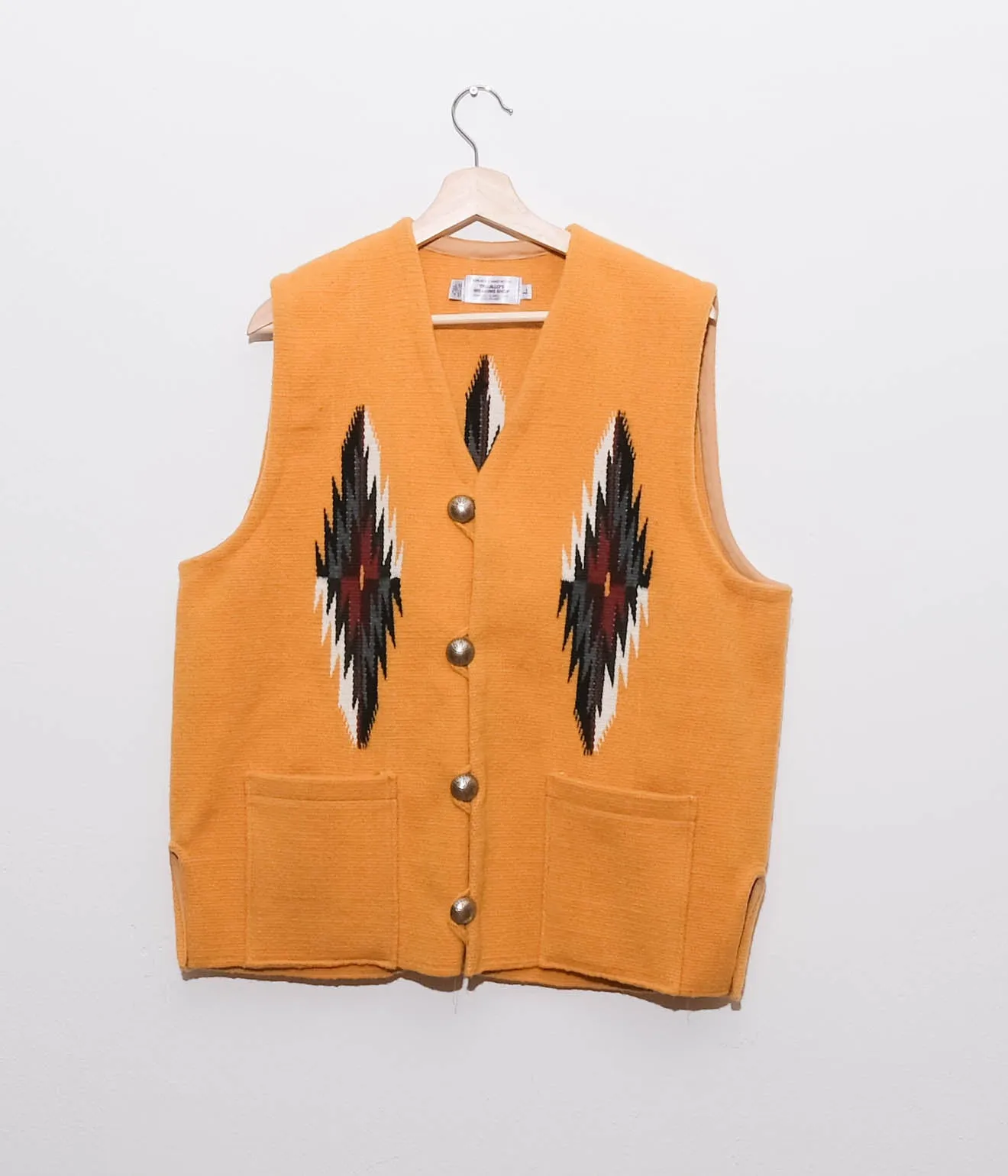 TRUJILLO'S for Lakewood Clothing CHIMAYO VEST (Yellow)