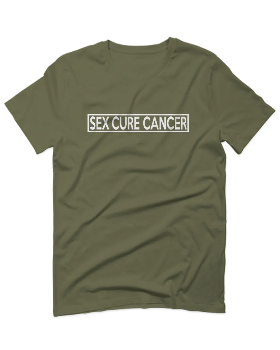 VICES AND VIRTUESS Hilarious Funny Offensive Graphic Sex Cure Cancer For men T Shirt