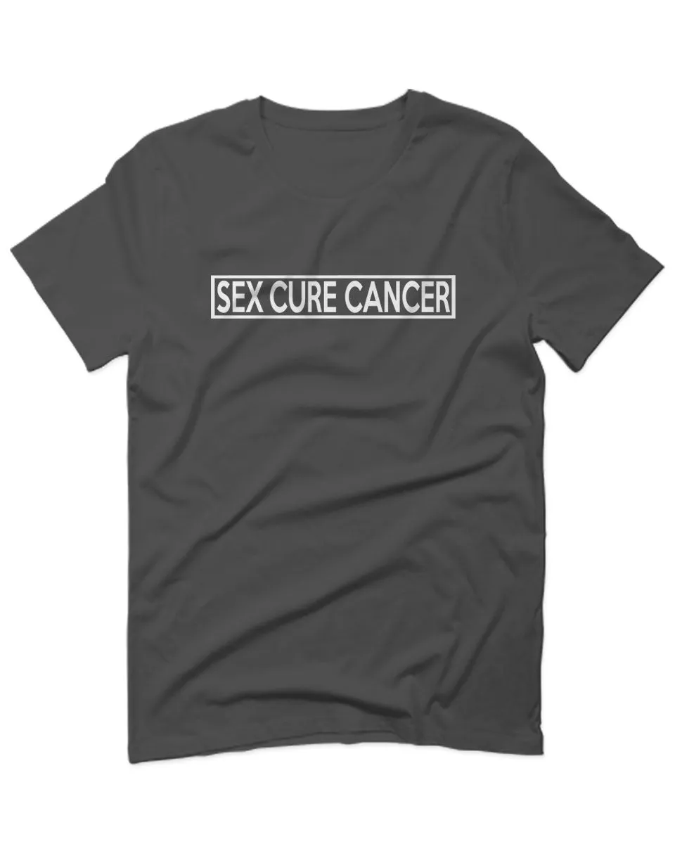 VICES AND VIRTUESS Hilarious Funny Offensive Graphic Sex Cure Cancer For men T Shirt
