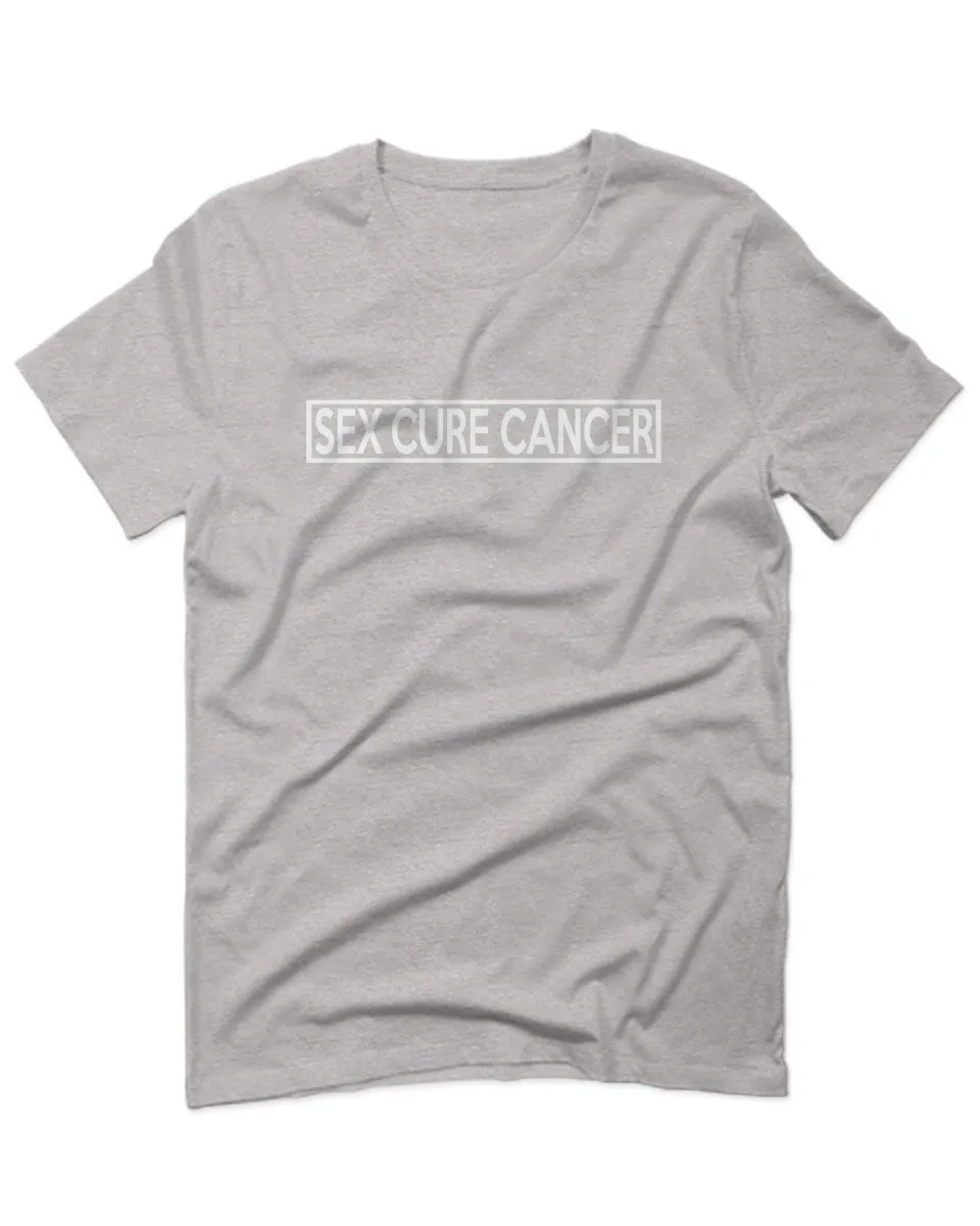 VICES AND VIRTUESS Hilarious Funny Offensive Graphic Sex Cure Cancer For men T Shirt