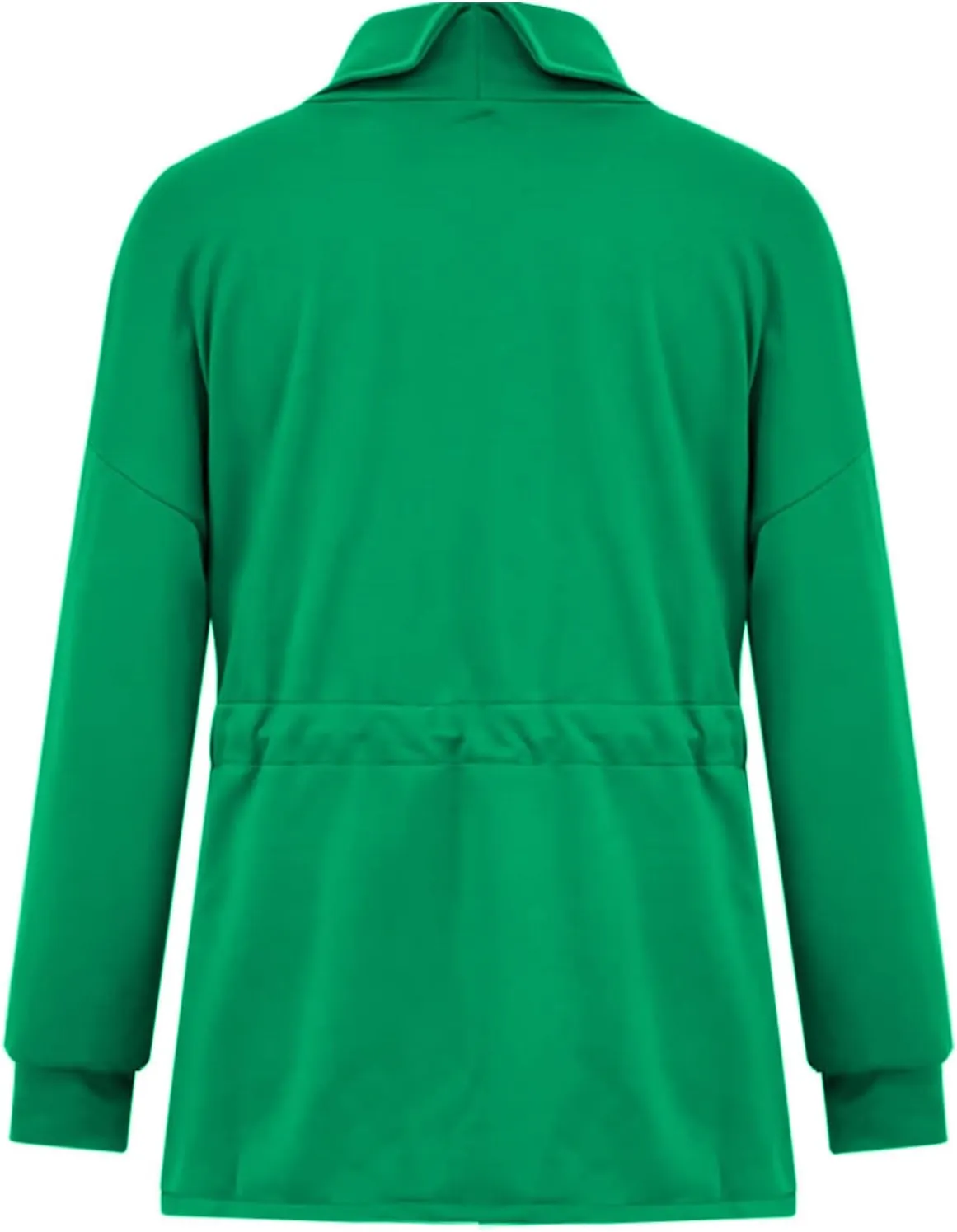 Womens Turtleneck Sweatshirts Long Sleeve Drawstring Waist Pullover Tops Trendy 2024 Fall Hoodies Preppy Outfits