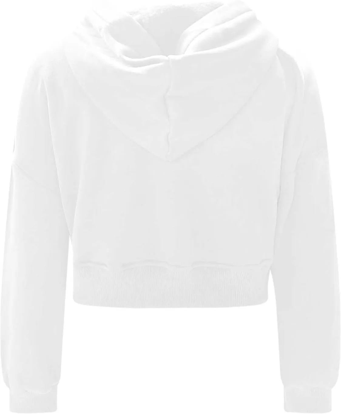 Womens Zip Up Cropped Sweatshirts Hoodie Long Sleeve Jacket Trendy Y2K Crop Tops 2024 Fashion Outfits Clothing